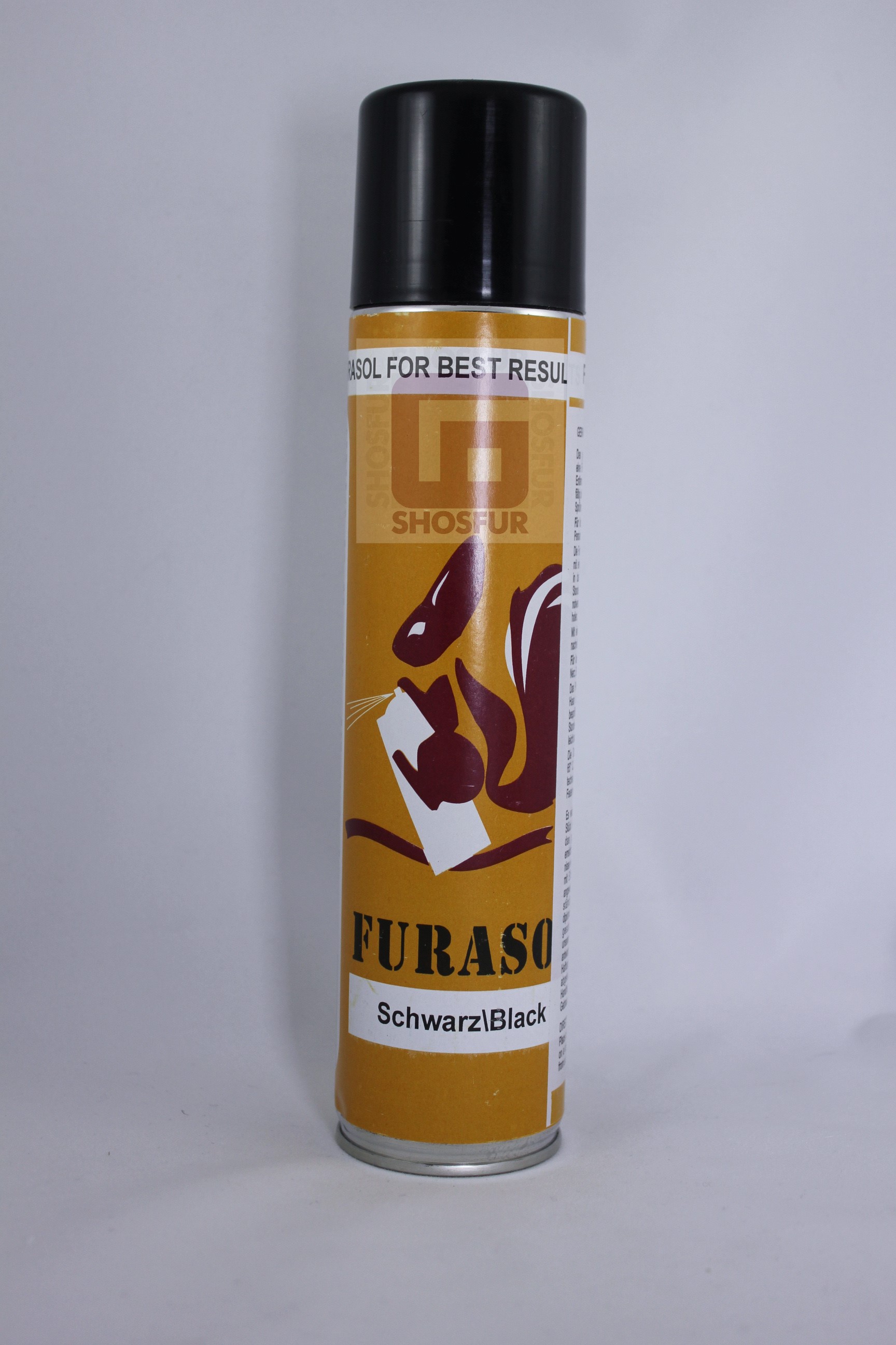 Краска аэрозоль FURASOL (300ml) черный