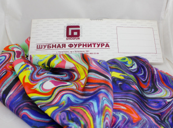 Ткань подкладочная TIP-050 цветной принт