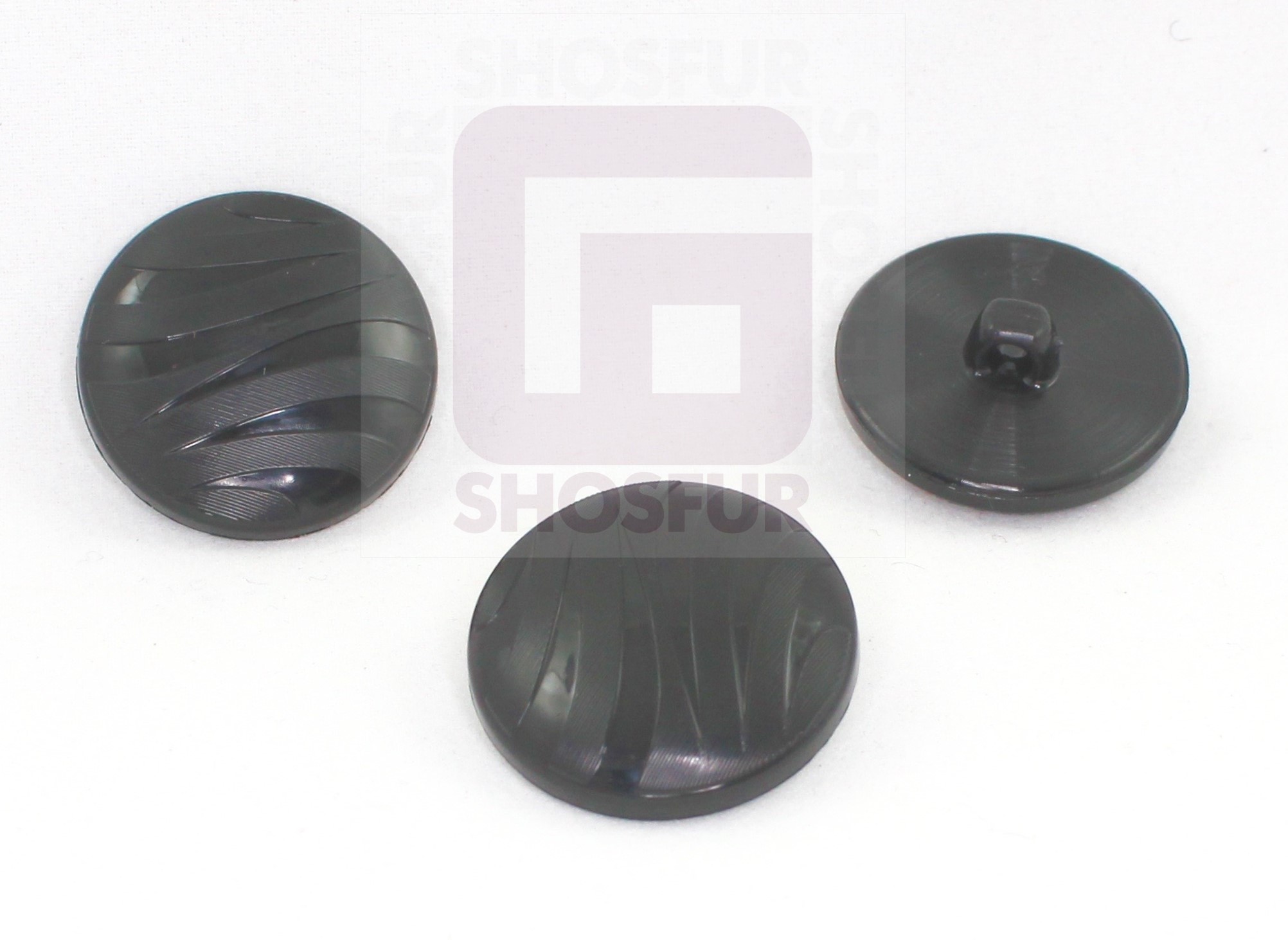 Пуговицы GS-26 т. коричневые 44L(28mm) ]