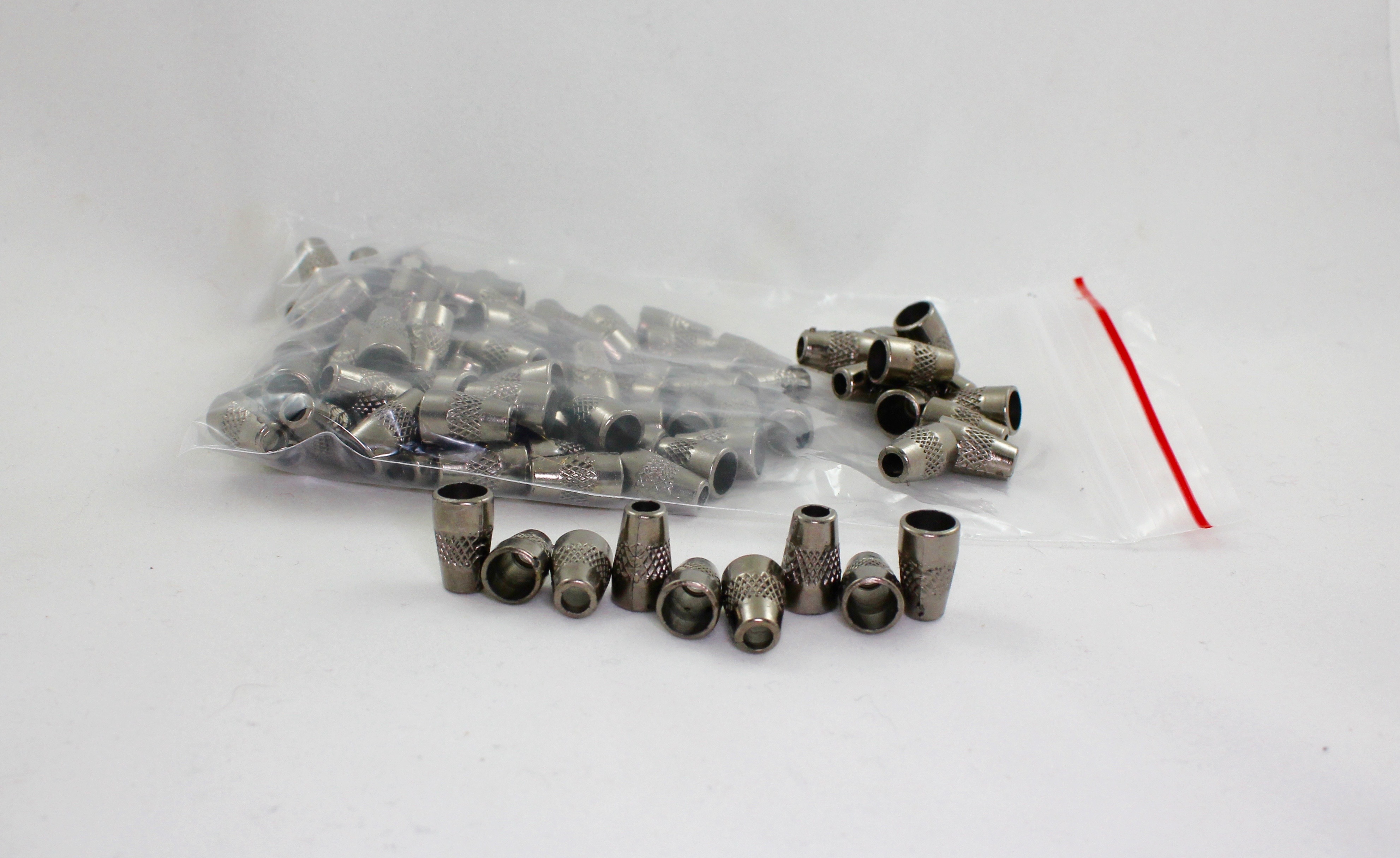 наконечник пластиковый NP-022-M (цвет: т-никель) 50 шт