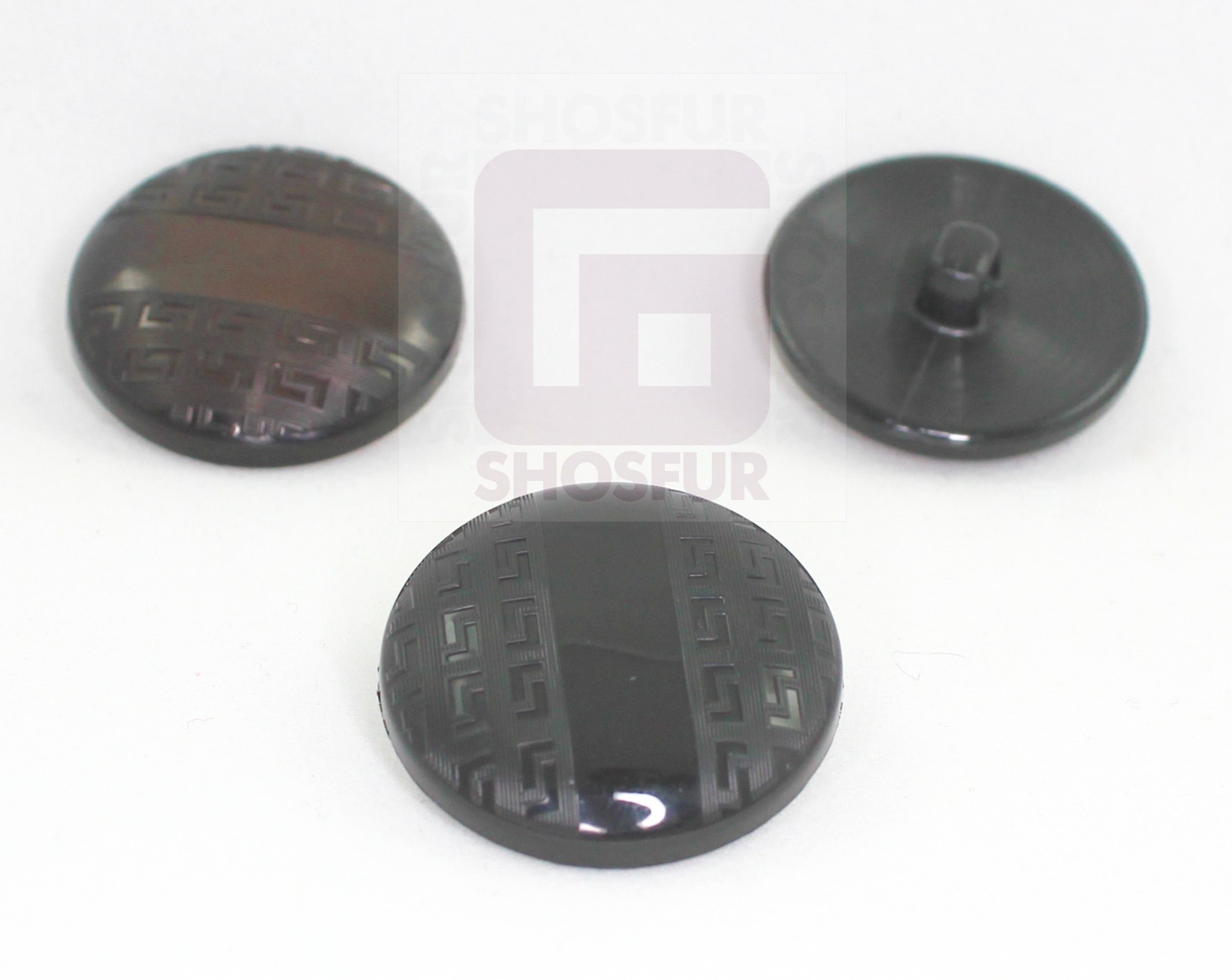 Пуговицы GS-23 чёрные 44L(28mm) ]