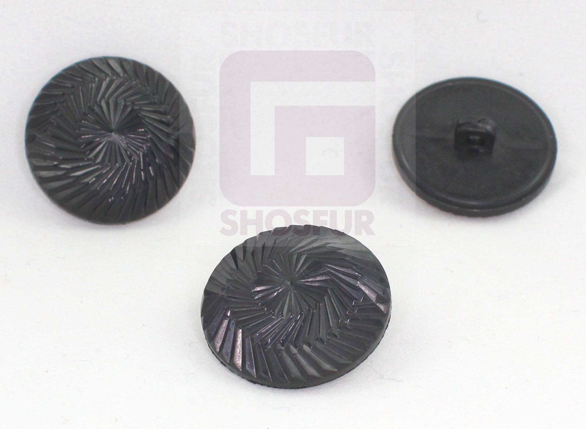 Пуговицы GS-30 т. коричневые 44L(28mm) ]