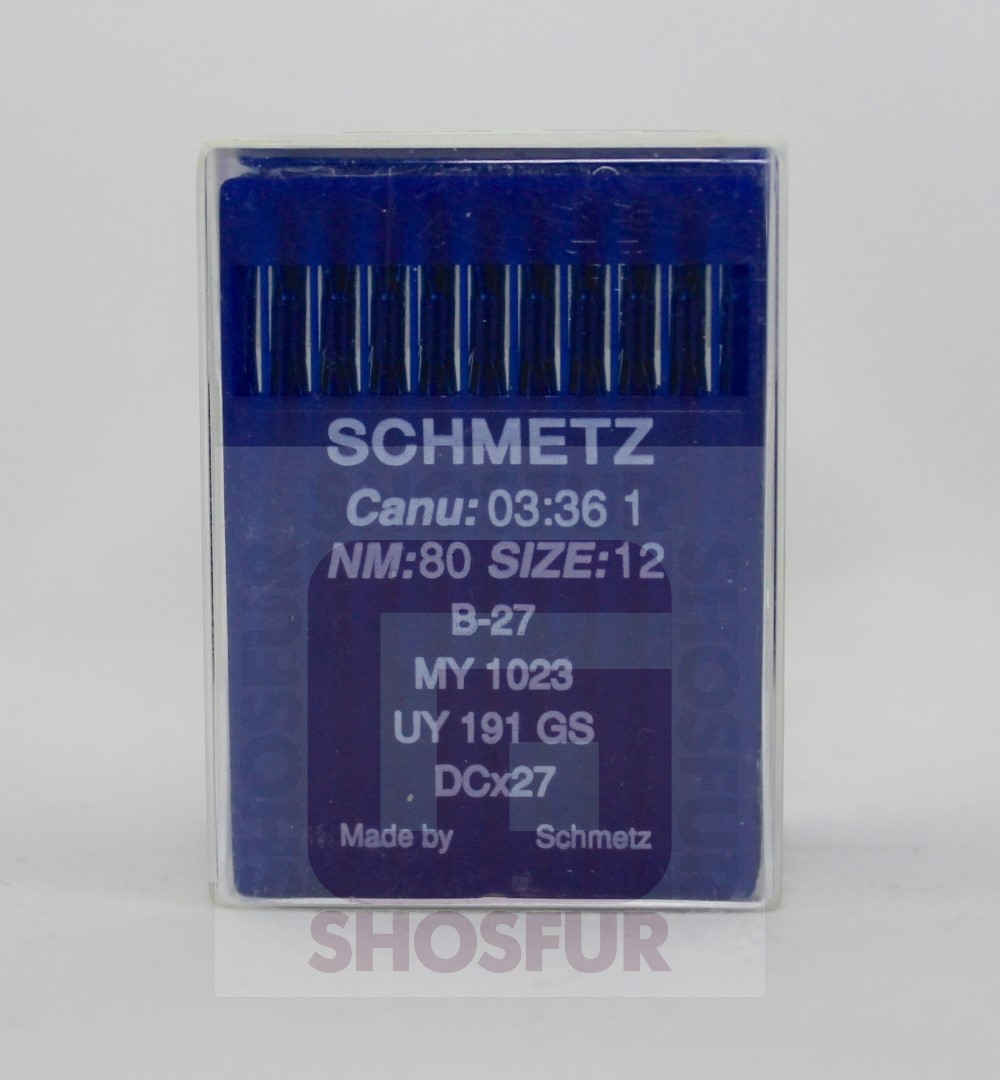 Иглы Schmetz DCx27 № 70 (10шт)