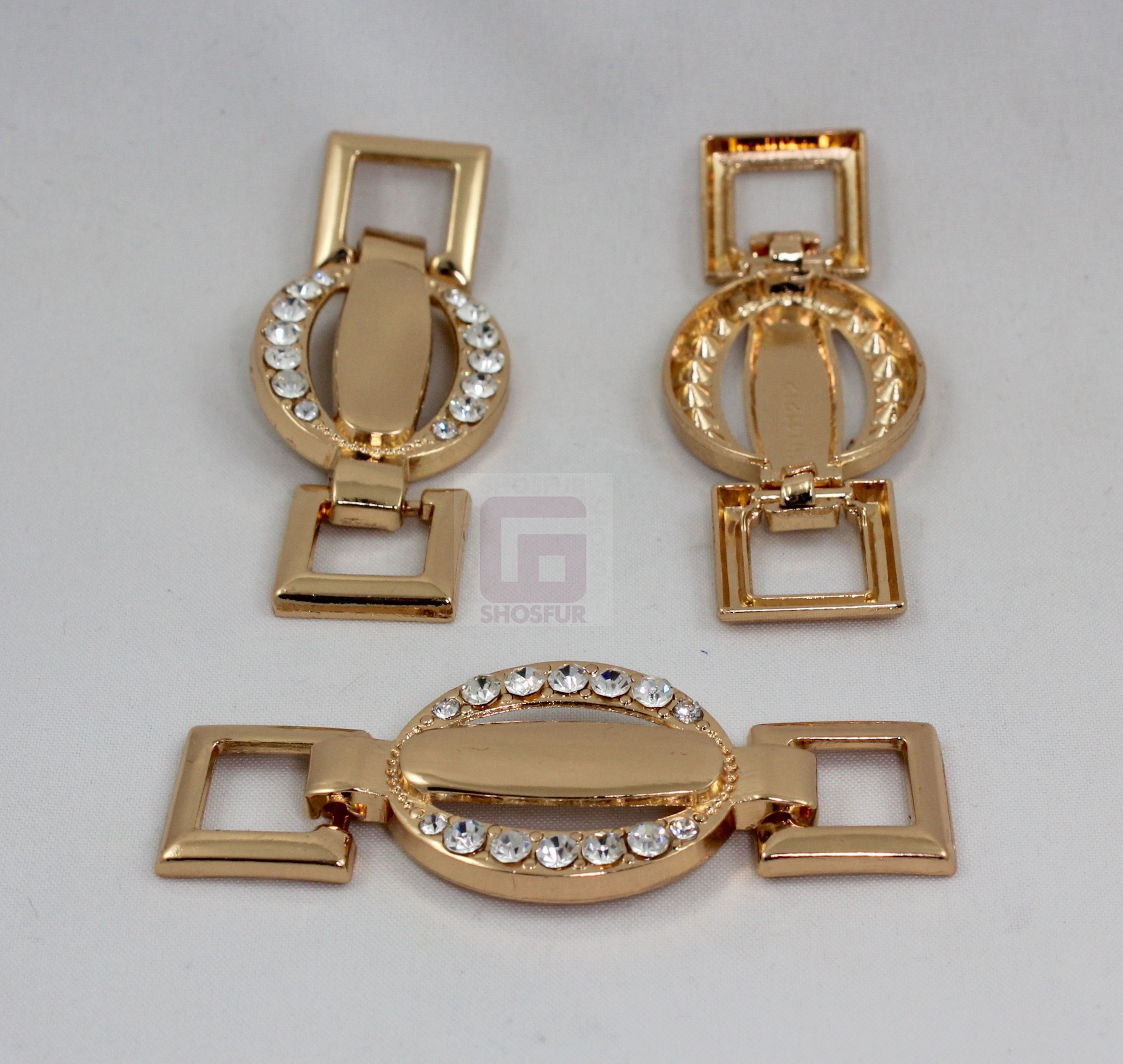 Украшения металл пришивные SNR - 004 золото