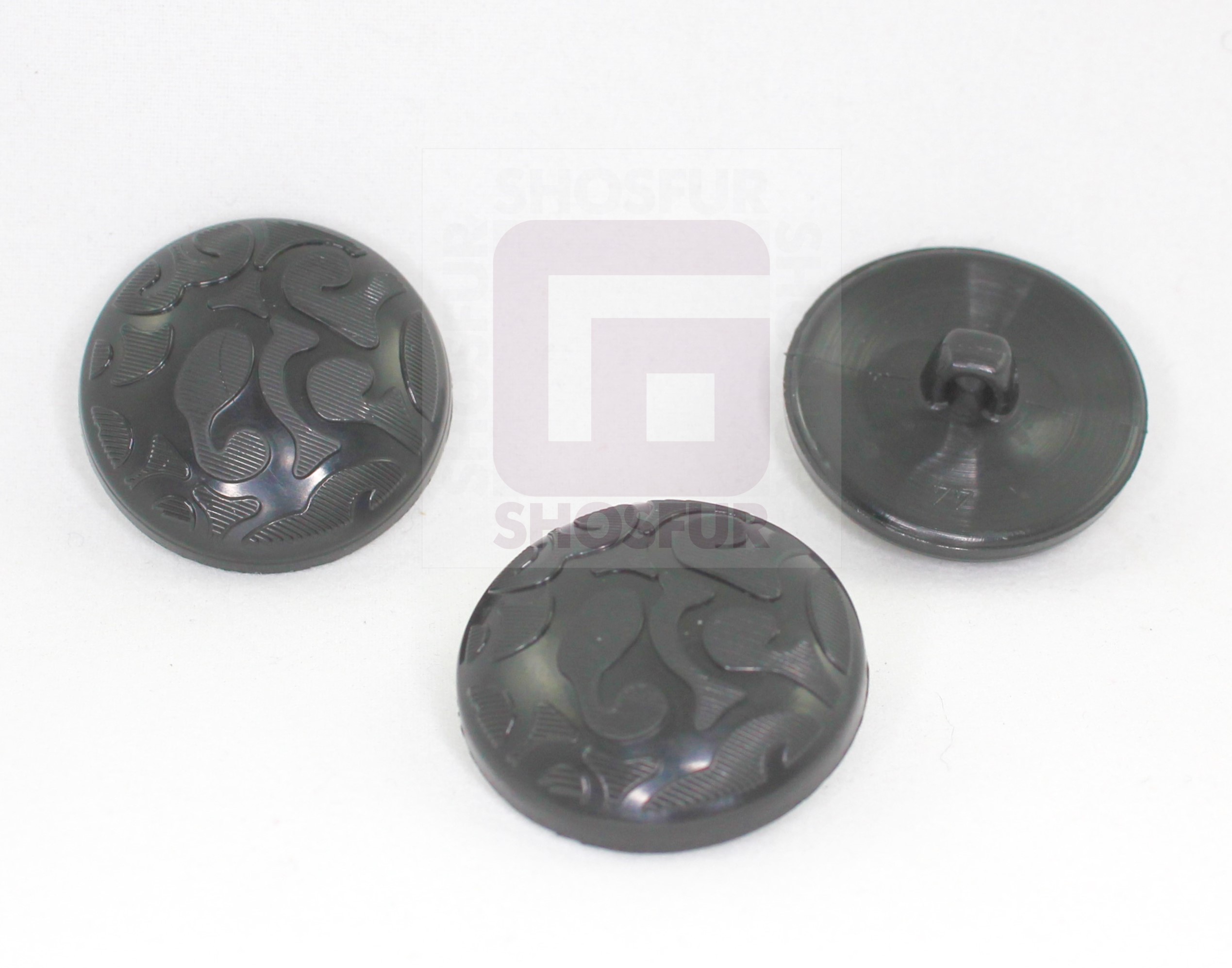Пуговицы GS-24 чёрные 44L(28mm) ]
