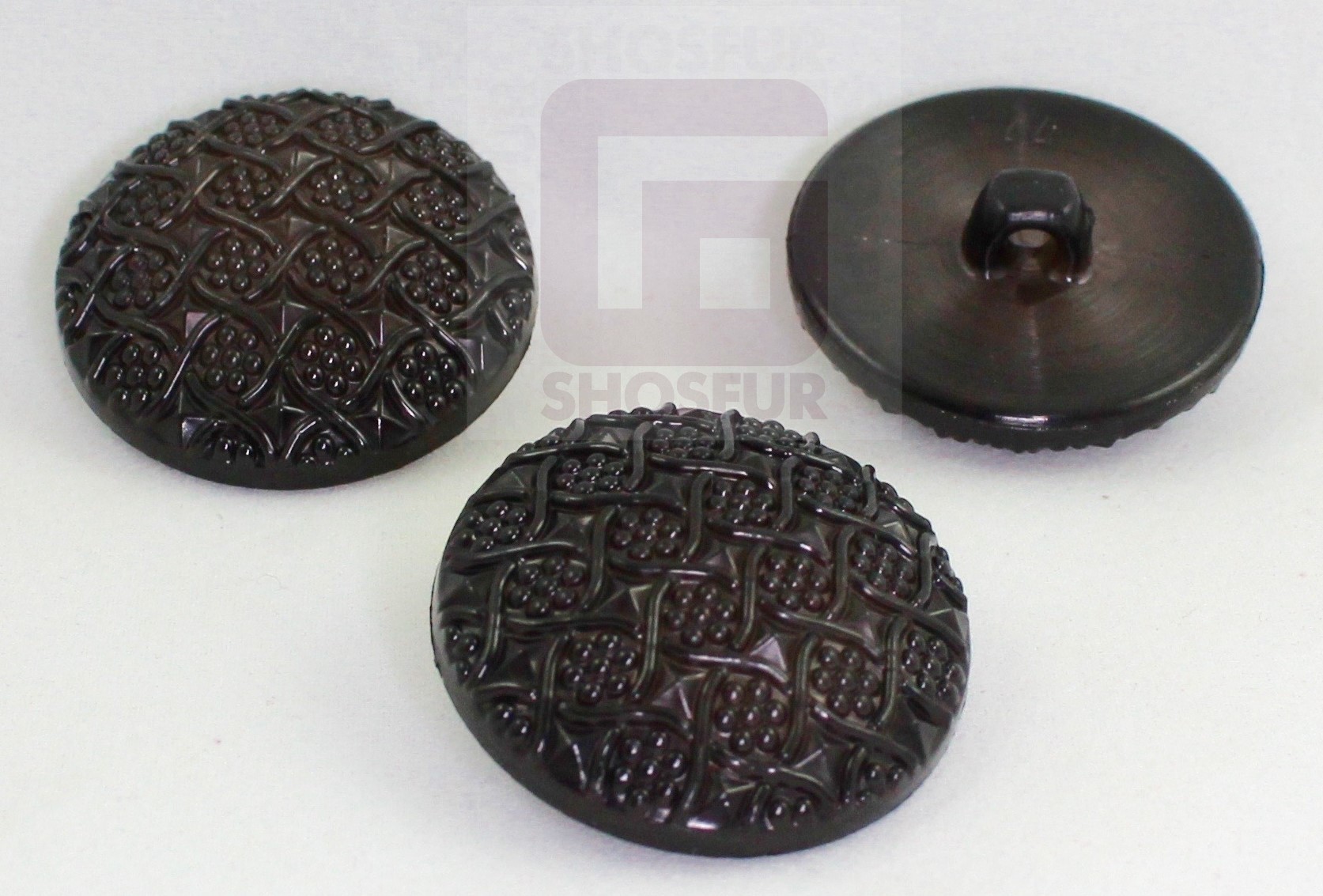 Пуговицы GS-09 т. коричневые 44L(28mm) ]