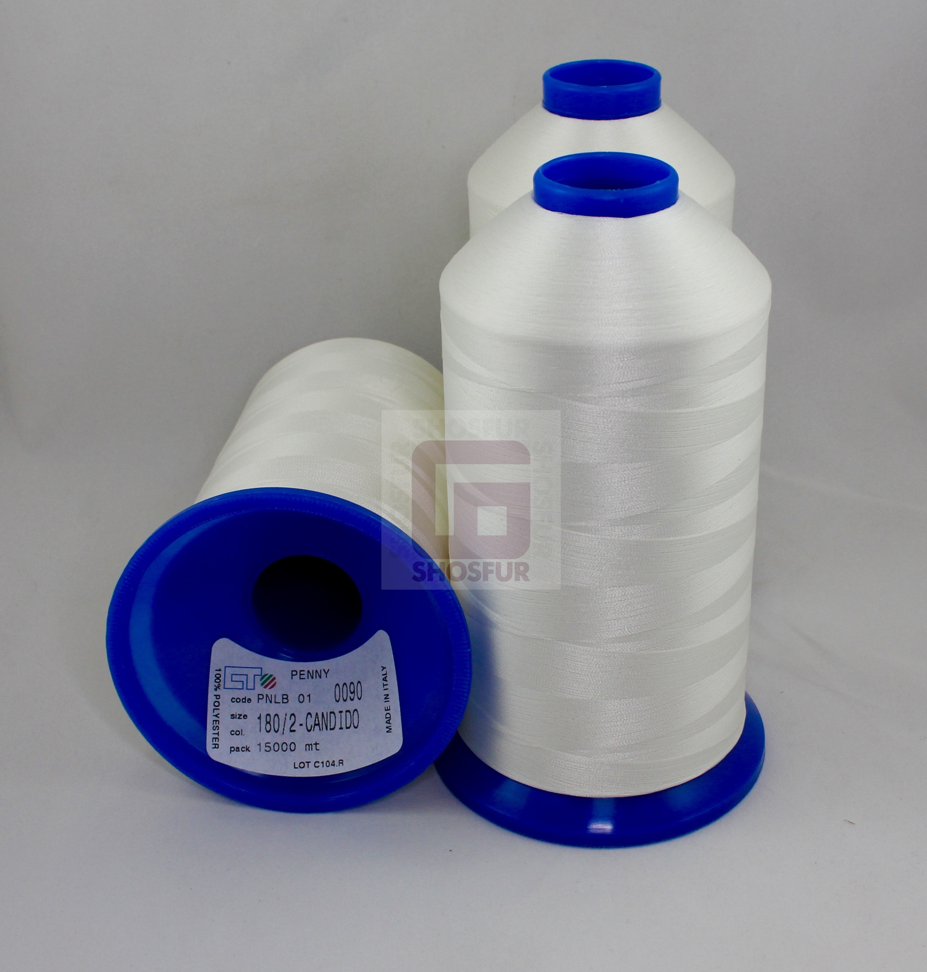 Нитки Penny STD180/2 15000м CANDIDO (0090) цв. белый