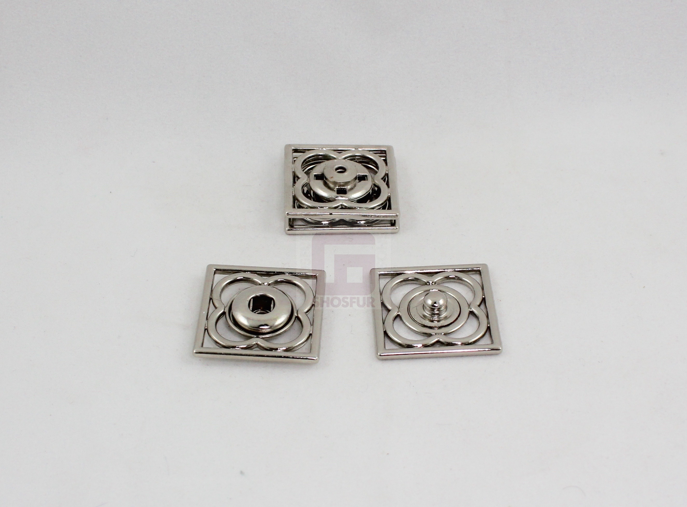 Кнопка KN - 004 никель