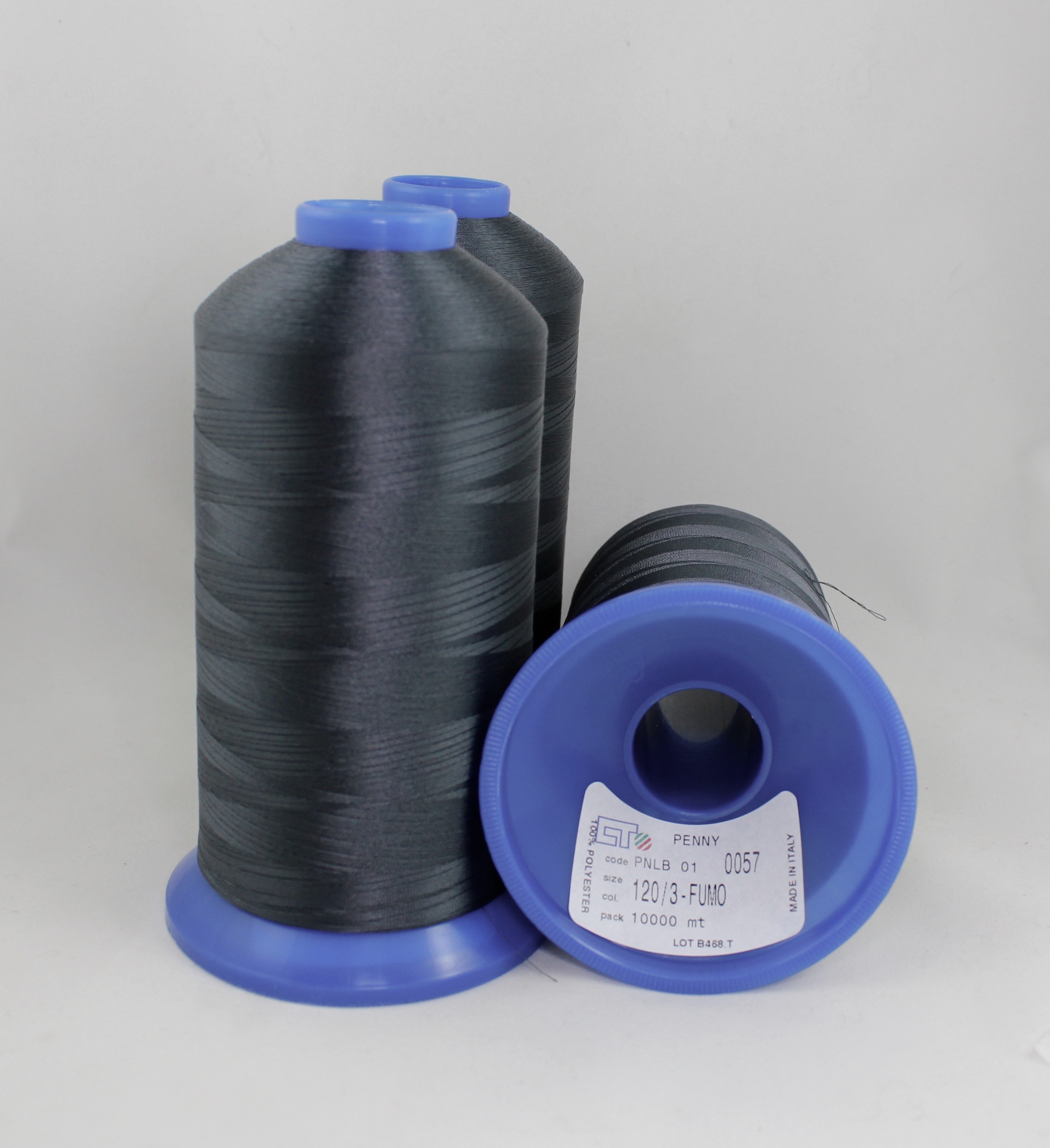 Нитки Penny SDT120/3 10000м FUMO (0057) цв. тёмно-синий