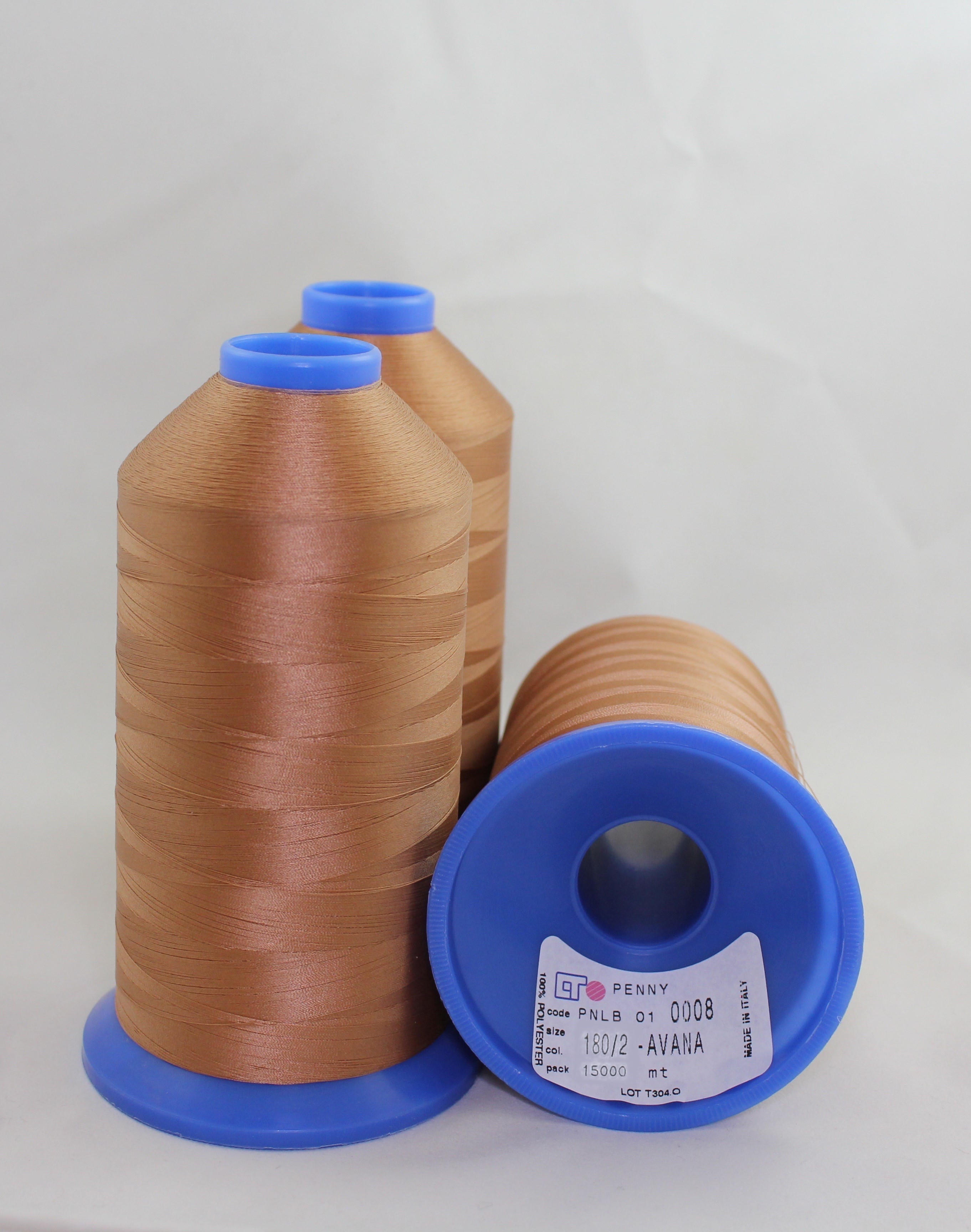 Нитки Penny SDT180/2 15000м AVANA (0008) цв. рыжий
