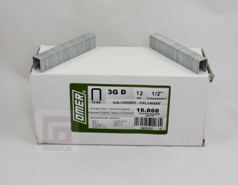 Скоба Omer, Series 3G, 7112C, 12 мм - 1/2 (10 000шт)