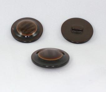Пуговицы  чёрные 44L(28mm) ]