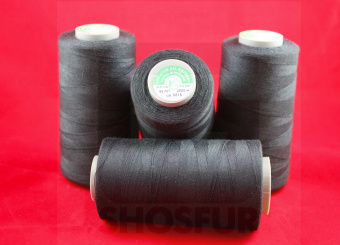 нитки 45 ЛЛ 2000 м 6818 черные (Акция)