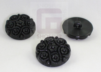 Пуговицы GS-07 чёрные 44L(28mm) ]