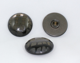 Пуговицы  чёрные 44L(28mm) ]